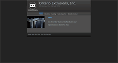 Desktop Screenshot of ontarioextrusions.com